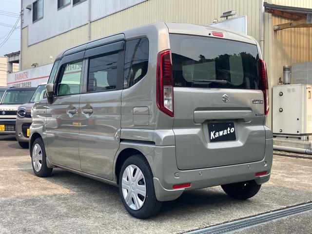 スペーシア ハイブリッドＸ　ワンオーナー　４ＷＤ　純正９インチナビ　全方位モニター　ＬＥＤヘッドライト　両側オートスライドドア　ＥＴＣ　衝突被害軽減ブレーキ　両席シートヒーター　下廻り防錆施工　マルチユースフラップ　キーフリー（6枚目）