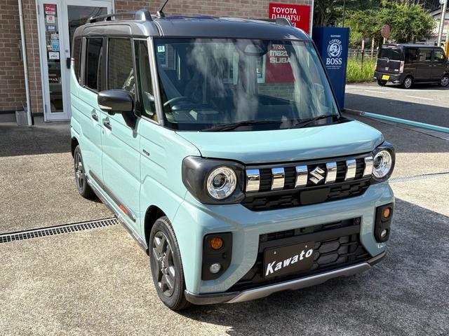 スペーシアギア ハイブリッドＸＺ　ターボ　ハイブリッドＸＺ　ターボ　　ワンオーナー　４ＷＤ　９型全方位モニター付メモリーナビ・ＴＶ　ＬＥＤヘッドライト＆フォグライト　両側オートスライドドア　シートヒーター　パドルシフト　クルーズコントロール（2枚目）