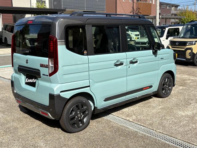 スペーシアギア ハイブリッドＸＺ　ターボ　ハイブリッドＸＺ　ターボ　　ワンオーナー　４ＷＤ　９型全方位モニター付メモリーナビ・ＴＶ　ＬＥＤヘッドライト＆フォグライト　両側オートスライドドア　シートヒーター　パドルシフト　クルーズコントロール（8枚目）