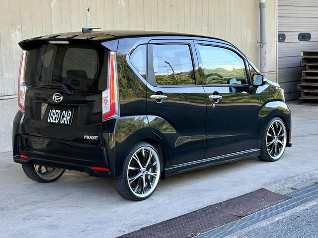ムーヴ カスタム　ＲＳ　ハイパー　１年保証付／ユーザー買取／ワーク１７インチＡＷ／ワークシュバート／ローダウン／ダウンサス／Ｂｌｕｅｔｏｏｔｈオーディオ／走行中ＴＶＯＫ／エクリプスナビ／オートエアコン／オートライト／ＬＥＤヘッドライト（2枚目）