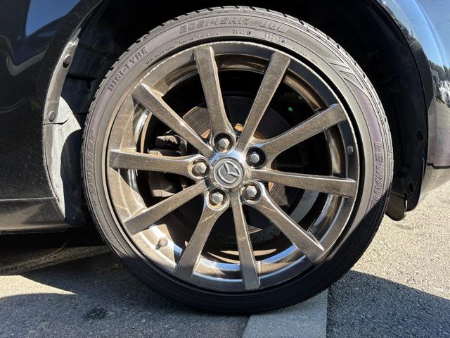 ロードスター ＶＳ　ＲＨＴ　６ＭＴ／純正ナビ／純正メッキアルミ／オートエアコン／シートヒーター／取説・メンテナンスノートあり／スペアキー有り／革シート／ＥＴＣ／バックカメラ／社外マフラー／電動オープン／ｐｉｖｏｔデジタルモニター（52枚目）