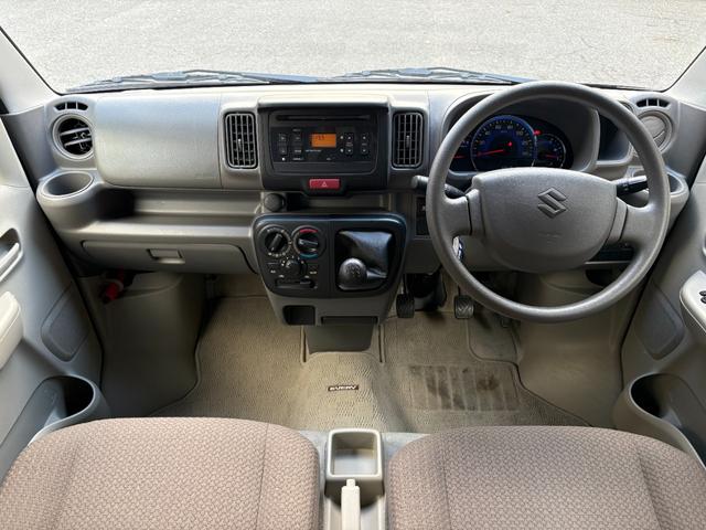 エブリイ ジョインターボ 距離無制限1年保証付/プラスライン製ショートバンパーフロントリア/5MT/調整式ラテラルロッド/REIZヘッドライト/プラスライン製テールランプ/ルーフキャリア/ブロックタイヤ/ETC(12枚目)