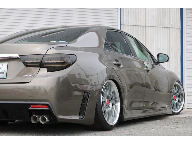 250G Fパッケージ G´s仕様 新品フルタップ車高調 新品19インチアルミ 新品タイヤ 4本出しマフラーカッター ナビ 地デジTV ビルトインETC HIDライト(21枚目)