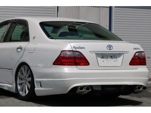 ロイヤルサルーン スピンドルエアロ RS-R車高調 社外アルミホイール HIDヘッドライト ETC レザー調シートカバー CD スマートキー パワーシート エアバック ABS 電動格納ミラー(25枚目)