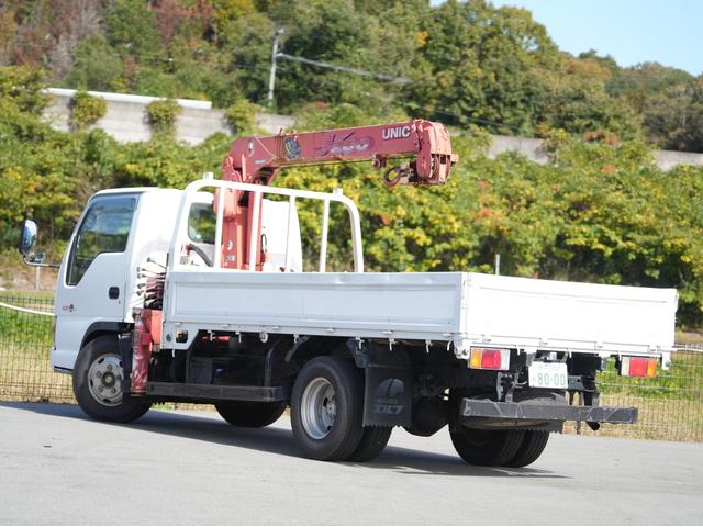 エルフトラック 　ＵＮＩＣ　ユニッククレーン　３段クレーン　ＵＲ－Ｖ２６３Ｋ　車検付き　フックイン　　５速ＭＴ　ＥＴＣ　集中ドアロック　パワステ　エアコン　パワーウィンドウ　３人乗り　ディーゼル（16枚目）