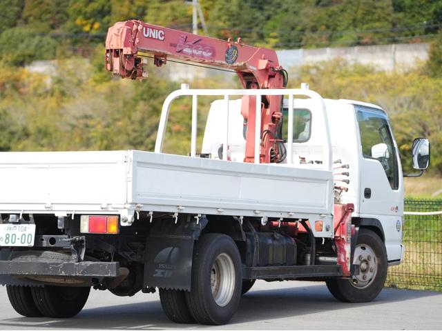 エルフトラック 　ＵＮＩＣ　ユニッククレーン　３段クレーン　ＵＲ－Ｖ２６３Ｋ　車検付き　フックイン　　５速ＭＴ　ＥＴＣ　集中ドアロック　パワステ　エアコン　パワーウィンドウ　３人乗り　ディーゼル（37枚目）