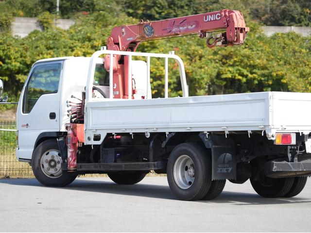 エルフトラック 　ＵＮＩＣ　ユニッククレーン　３段クレーン　ＵＲ－Ｖ２６３Ｋ　車検付き　フックイン　　５速ＭＴ　ＥＴＣ　集中ドアロック　パワステ　エアコン　パワーウィンドウ　３人乗り　ディーゼル（38枚目）