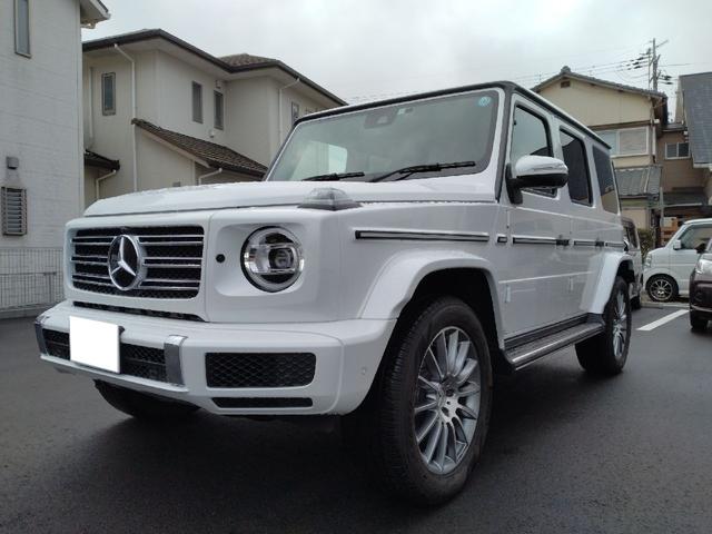 G400d AMGライン ラグジュアリーパッケージ 委託販売車両 アダプティブダンピング 走行900km ワンオーナー 禁煙車 G400d 新色オリパスホワイト新車保障継承(2枚目)
