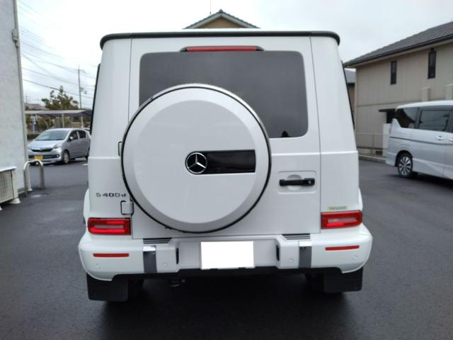 G400d AMGライン ラグジュアリーパッケージ 委託販売車両 アダプティブダンピング 走行900km ワンオーナー 禁煙車 G400d 新色オリパスホワイト新車保障継承(5枚目)