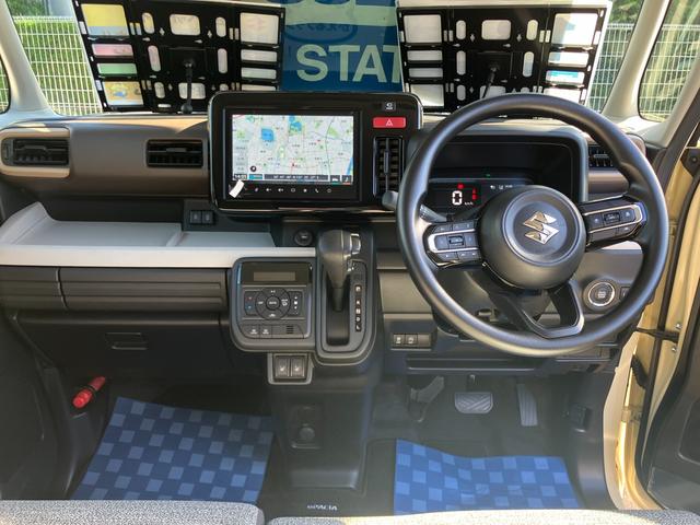 スペーシア ＨＹＢＲＩＤ　Ｘ前後衝突被害軽減ブレーキ　エアコン　パワステ　パワーウィンドウ　エアバック　ＡＢＳ　集中ロック　オートライト　衝突被害軽減ボディ　スペアキーあり　後席プライバシーガラス　パンク修理剤　保証書・取説完備（15枚目）