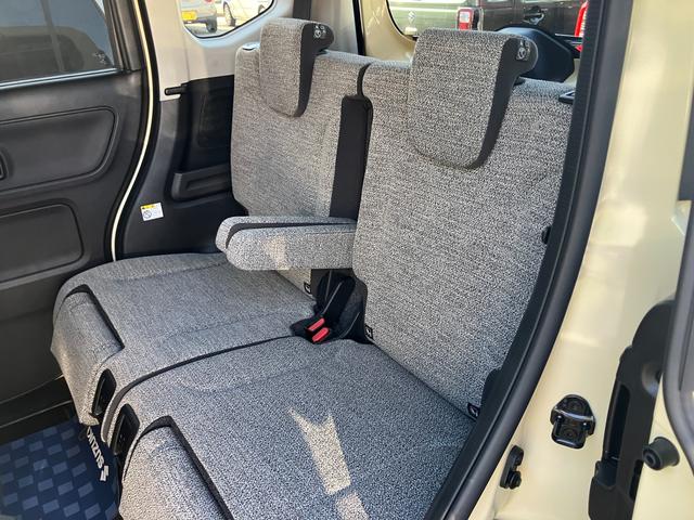 スペーシア ＨＹＢＲＩＤ　Ｘ前後衝突被害軽減ブレーキ　エアコン　パワステ　パワーウィンドウ　エアバック　ＡＢＳ　集中ロック　オートライト　衝突被害軽減ボディ　スペアキーあり　後席プライバシーガラス　パンク修理剤　保証書・取説完備（68枚目）