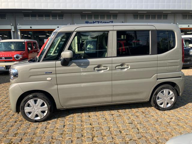 スペーシア HYBRID G前後衝突被害軽減ブレーキ デュアルセンサーブレーキサポート2、後退時ブレーキサポート、オートエアコン、キーレスプッシュエンジンスタート、両側電動格納ミラー、HYBRID、オートライト、運転席シートヒーター、ひじ掛け(5枚目)