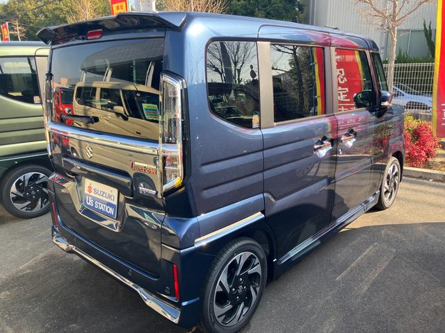 スペーシアカスタム カスタム　ＨＹＢＲＩＤ　ＸＳ全方位カメラ付きナビゲーション　デュアルセンサーブレーキサポート２、後退時ブレーキサポート、オートエアコン、キーレスプッシュエンジンスタート、両側電動格納ミラー、ＨＹＢＲＩＤ、オートライト、運転席シートヒーター（8枚目）