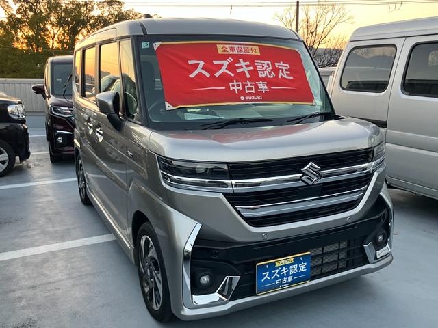 スペーシアカスタム カスタム　ＨＹＢＲＩＤ　ＸＳターボ　後席両側パワースライド　デュアルセンサーブレーキＩＩ｜後退時ブレーキサポート｜後席両側ワンアクションパワースライド｜ＬＥＤヘッドランプ｜アダプティブクルーズコントロール｜電動パーキングブレーキ｜シートヒーター｜（5枚目）