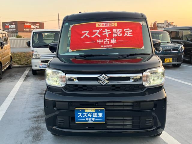 スペーシア HYBRID X前後衝突被害軽減ブレーキ デュアルセンサーブレーキサポート、後退時ブレーキサポート、オートエアコン、キーレスプッシュエンジンスタート、両側電動格納ミラー、HYBRID、オートライト、運転席シートヒーター、(2枚目)