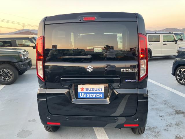 スペーシア HYBRID X前後衝突被害軽減ブレーキ デュアルセンサーブレーキサポート、後退時ブレーキサポート、オートエアコン、キーレスプッシュエンジンスタート、両側電動格納ミラー、HYBRID、オートライト、運転席シートヒーター、(3枚目)