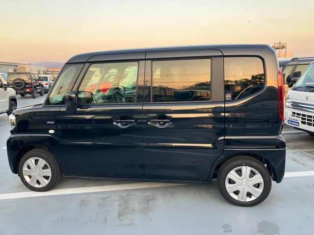 スペーシア HYBRID X前後衝突被害軽減ブレーキ デュアルセンサーブレーキサポート、後退時ブレーキサポート、オートエアコン、キーレスプッシュエンジンスタート、両側電動格納ミラー、HYBRID、オートライト、運転席シートヒーター、(5枚目)