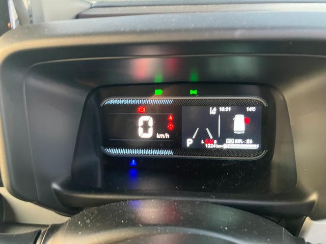 スペーシア HYBRID X前後衝突被害軽減ブレーキ デュアルセンサーブレーキサポート、後退時ブレーキサポート、オートエアコン、キーレスプッシュエンジンスタート、両側電動格納ミラー、HYBRID、オートライト、運転席シートヒーター、(16枚目)