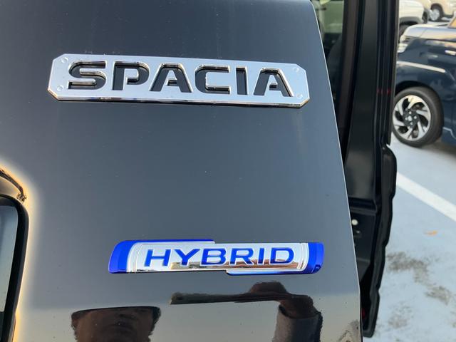 スペーシア HYBRID X前後衝突被害軽減ブレーキ デュアルセンサーブレーキサポート、後退時ブレーキサポート、オートエアコン、キーレスプッシュエンジンスタート、両側電動格納ミラー、HYBRID、オートライト、運転席シートヒーター、(33枚目)