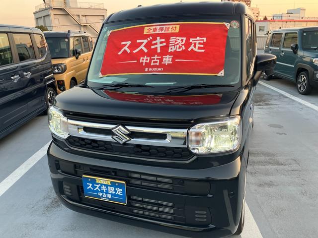 スペーシア HYBRID X前後衝突被害軽減ブレーキ デュアルセンサーブレーキサポート、後退時ブレーキサポート、オートエアコン、キーレスプッシュエンジンスタート、両側電動格納ミラー、HYBRID、オートライト、運転席シートヒーター、(65枚目)