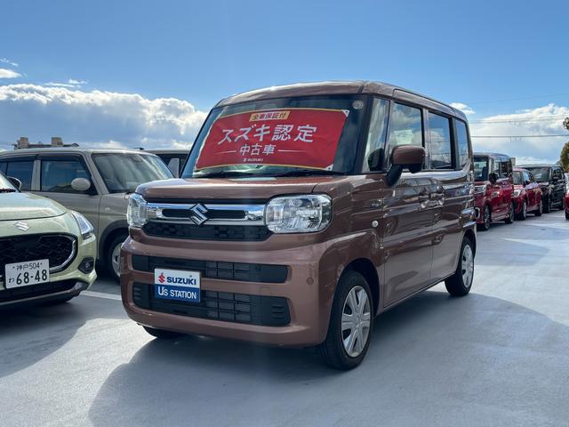 スペーシア ＨＹＢＲＩＤ　Ｘ　衝突被害軽減ブレーキ　電動パーキング　デュアルセンサーブレーキＩＩ｜後席両側ワンアクションパワースライド｜電動パーキングブレーキ｜ＬＥＤヘッドランプ｜アダプティブクルーズコントロール｜マルチユースフラップ｜（68枚目）