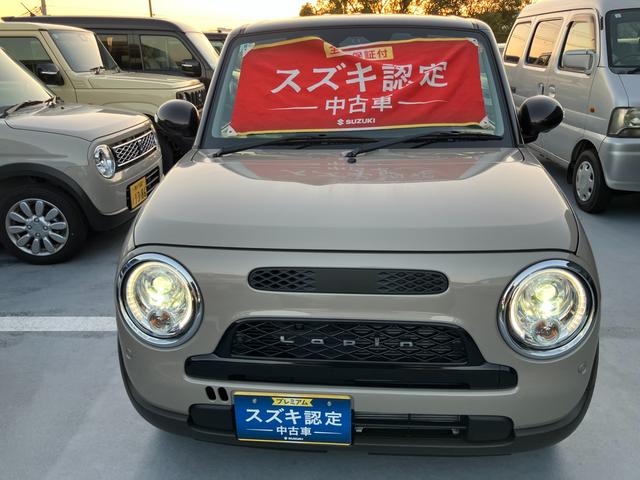 アルトラパンＬＣ ＬＣ　ＨＹＢＲＩＤ　Ｘ　６型　衝突被害軽減ブレーキ　ＬＥＤ　デュアルセンサーブレーキＩＩ｜ＨＹＢＲＩＤ｜ＬＣ専用フロントグリル｜アルミホイール｜本革巻きステアリングホイール｜３６０°プレミアムＵＶ＆ＩＲカットガラス｜照明付バニティミラー｜ナノイーＸ搭載｜（62枚目）