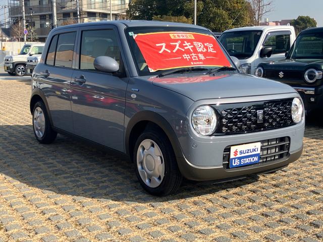 アルトラパン HYBRID G 6型 衝突被害軽減ブレーキ ハロゲン デュアルセンサーブレーキサポート2、後退時ブレーキサポート、エアコン、キーレスプッシュエンジンスタート、両側電動格納ミラー、HYBRID、オートライト、運転席シートヒーター(6枚目)