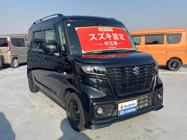 スペーシアベース ＸＦ　全方位モニター付ナビ　ＥＴＣ　後席右側電動Ｓドア　デュアルカメラブレーキ｜ＬＥＤヘッドランプ｜１４インチアルミホイール｜ルーフレール｜後席右側ワンアクションパワースライド｜アダプティブクルーズコントロール｜シートヒーター｜（5枚目）