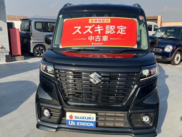 スペーシアベース ＸＦ　全方位モニター付ナビ　ＥＴＣ　後席右側電動Ｓドア　デュアルカメラブレーキ｜ＬＥＤヘッドランプ｜１４インチアルミホイール｜ルーフレール｜後席右側ワンアクションパワースライド｜アダプティブクルーズコントロール｜シートヒーター｜（65枚目）