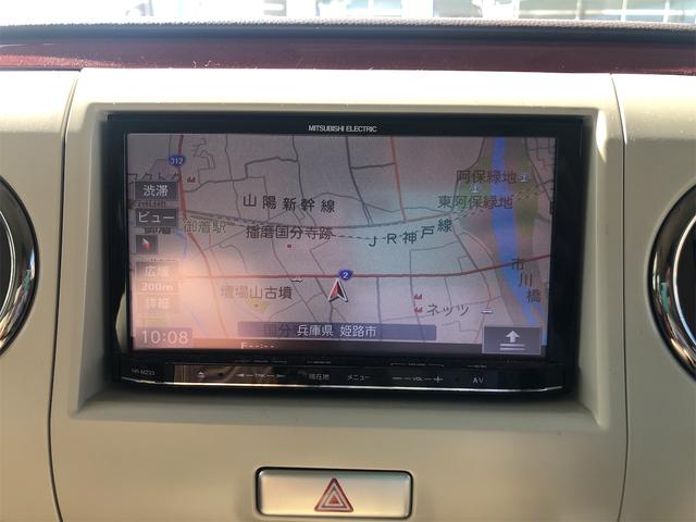 アルトラパンショコラ Ｇ　社外メモリーナビ　地デジ　ＥＴＣ　バックカメラ　革巻ステアリング　電動格納ミラー　プッシュスタート　純正ＡＷ（10枚目）