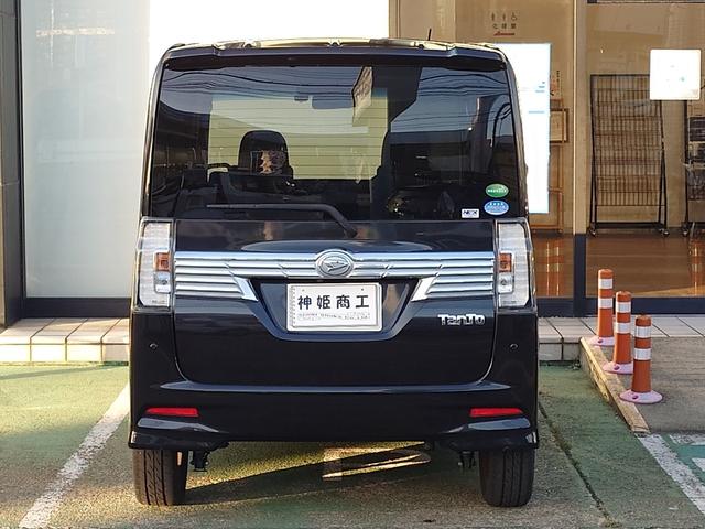 タント カスタムＲＳ　トップエディションＶＳ　ＳＡＩＩＩ　ワンオーナー　純正８インチフルセグナビ　全方位カメラ　ＥＴＣ　ＬＥＤヘッドライト　両側パワースライドドア　ハーフレザーシート　革巻ステアリング　シートヒーター（3枚目）