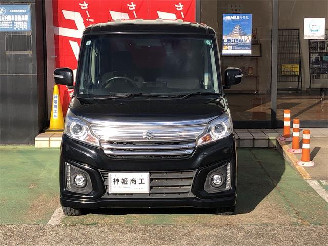 スペーシアカスタム ＸＳ　両側パワースライドドア　１５インチＡＷオートエアコン　スマートキー　プッシュスタート　シートヒーター　フルフラット　ベンチシート　ＨＩＤヘッドランプ（2枚目）