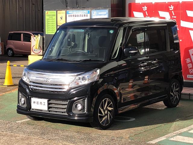 スペーシアカスタム ＸＳ　両側パワースライドドア　１５インチＡＷオートエアコン　スマートキー　プッシュスタート　シートヒーター　フルフラット　ベンチシート　ＨＩＤヘッドランプ（7枚目）