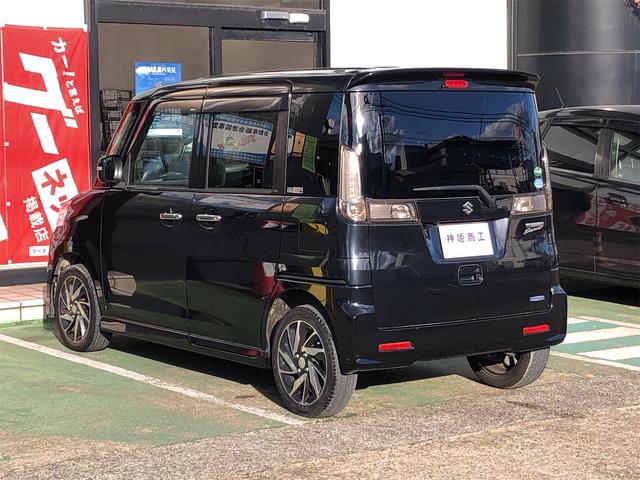 スペーシアカスタム ＸＳ　両側パワースライドドア　１５インチＡＷオートエアコン　スマートキー　プッシュスタート　シートヒーター　フルフラット　ベンチシート　ＨＩＤヘッドランプ（9枚目）