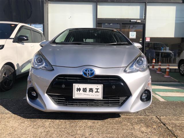 アクア S 純正9インチナビ ETC バックカメラ フルセグTV LEDヘッドランプ オートライト スマートキー プッシュスタート(2枚目)