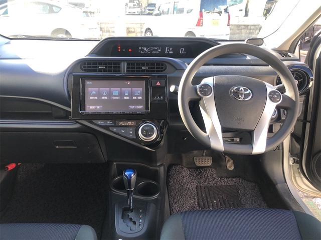 アクア S 純正9インチナビ ETC バックカメラ フルセグTV LEDヘッドランプ オートライト スマートキー プッシュスタート(15枚目)