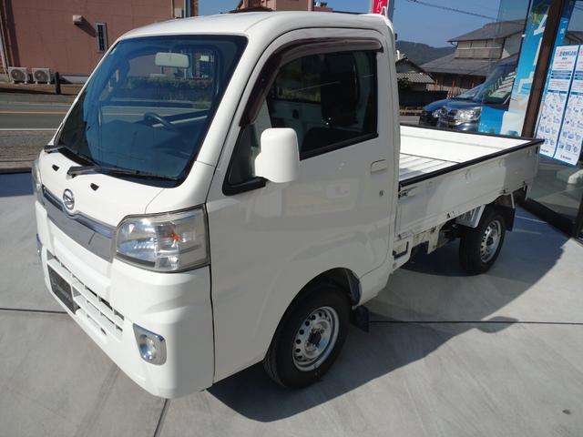 ハイゼットトラック エクストラ　Ｌｏ／Ｈｉ切替付４ＷＤ付　純正作業灯付　カラードミラー付　エアコン付　パワーウインドウ付き　ワイヤレスドアロック付　パワステ付　サイドバイザー付　純正オーディオ付　運転席エアバック付　フォグランプ付（5枚目）