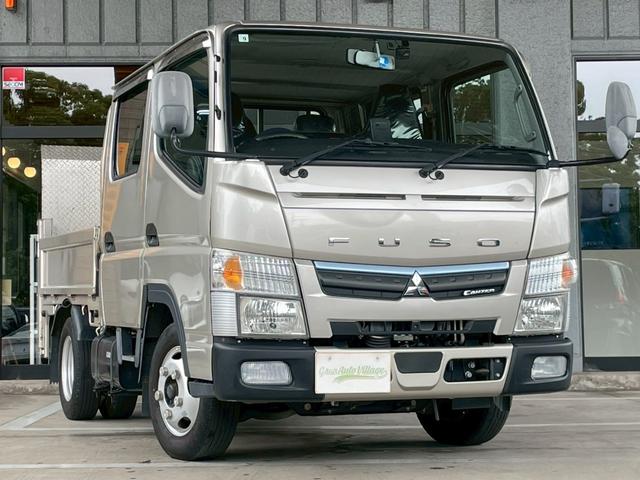 キャンター Ｗキャブ全低床　昇降荷重Ｖ６００　垂直式パワーゲート　バックカメラ　ドラレコ　ＥＴＣ　ワンオーナー　三方開　後輪ダブル　フロントフォグランプ　Ｂｌｕｅｔｏｏｔｈ　アクセサリーソケット　シートカバー　サイドバイザー（9枚目）