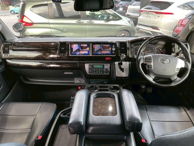 ハイエースワゴン ＧＬ　ＦＬＥＸベットキット　カロッツェリアナビ　サブモニター　後席モニター　Ｆスポイラー　パワースライドドア　オーバーフェンダー　ＹＯＫＯＨＡＭＡタイヤ　ＴＶ視聴可　バックカメラ　ドラレコ　ＥＴＣ（11枚目）