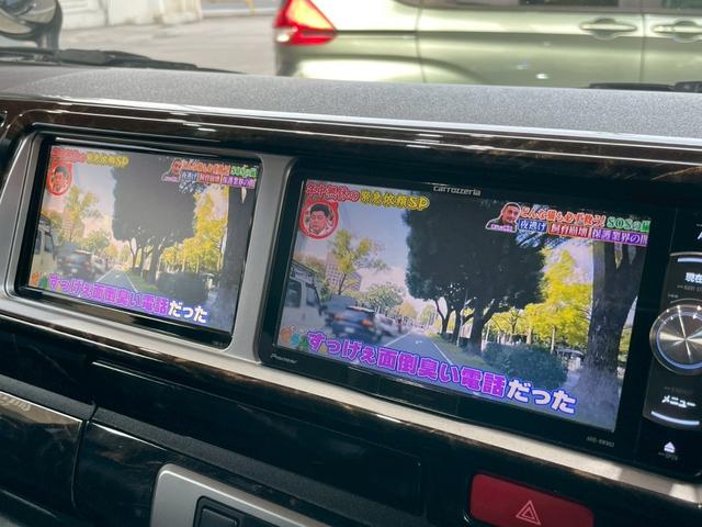 ハイエースワゴン ＧＬ　ＦＬＥＸベットキット　カロッツェリアナビ　サブモニター　後席モニター　Ｆスポイラー　パワースライドドア　オーバーフェンダー　ＹＯＫＯＨＡＭＡタイヤ　ＴＶ視聴可　バックカメラ　ドラレコ　ＥＴＣ（16枚目）