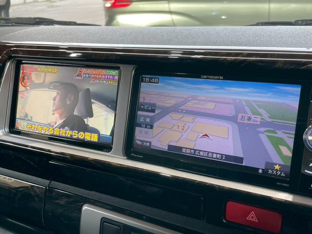 ハイエースワゴン ＧＬ　ＦＬＥＸベットキット　カロッツェリアナビ　サブモニター　後席モニター　Ｆスポイラー　パワースライドドア　オーバーフェンダー　ＹＯＫＯＨＡＭＡタイヤ　ＴＶ視聴可　バックカメラ　ドラレコ　ＥＴＣ（17枚目）