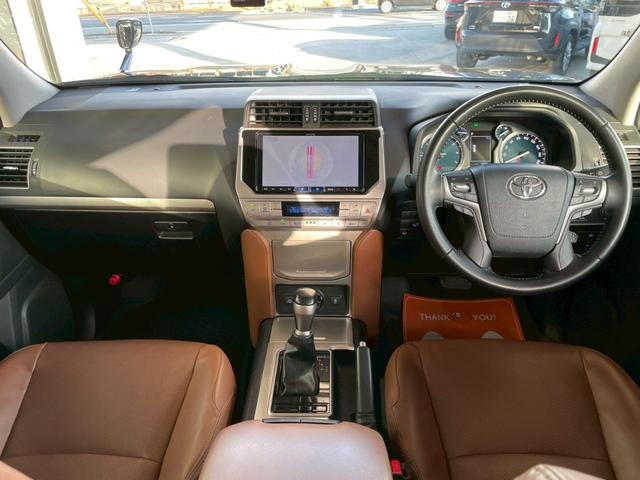 ランドクルーザープラド TX Lパッケージ 70thアニバーサリーリミテッド 後席モニター サンルーフ アルパインナビ シートヒーター&ベンチレーション パワーシート クルーズコントロール TV視聴可 HDMI プライバシーフィルム 茶革 ドラレコ ETC バックカメラ(11枚目)