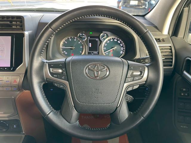 ランドクルーザープラド TX Lパッケージ 70thアニバーサリーリミテッド 後席モニター サンルーフ アルパインナビ シートヒーター&ベンチレーション パワーシート クルーズコントロール TV視聴可 HDMI プライバシーフィルム 茶革 ドラレコ ETC バックカメラ(12枚目)