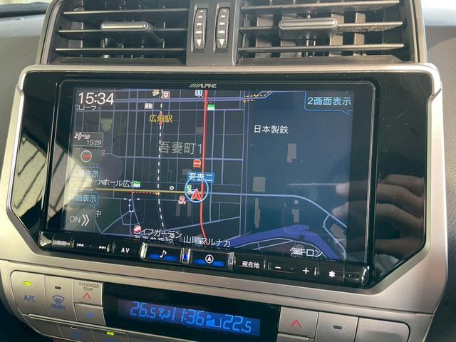 ランドクルーザープラド TX Lパッケージ 70thアニバーサリーリミテッド 後席モニター サンルーフ アルパインナビ シートヒーター&ベンチレーション パワーシート クルーズコントロール TV視聴可 HDMI プライバシーフィルム 茶革 ドラレコ ETC バックカメラ(18枚目)