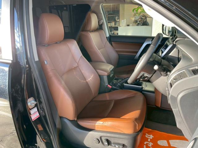 ランドクルーザープラド TX Lパッケージ 70thアニバーサリーリミテッド 後席モニター サンルーフ アルパインナビ シートヒーター&ベンチレーション パワーシート クルーズコントロール TV視聴可 HDMI プライバシーフィルム 茶革 ドラレコ ETC バックカメラ(30枚目)