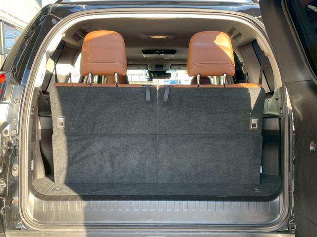 ランドクルーザープラド TX Lパッケージ 70thアニバーサリーリミテッド 後席モニター サンルーフ アルパインナビ シートヒーター&ベンチレーション パワーシート クルーズコントロール TV視聴可 HDMI プライバシーフィルム 茶革 ドラレコ ETC バックカメラ(42枚目)