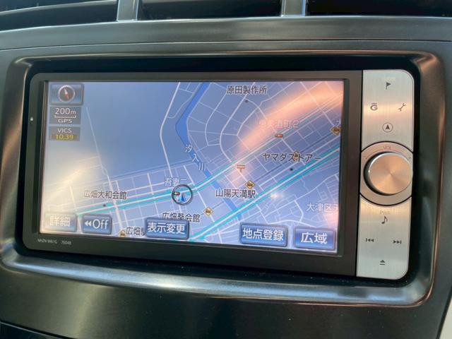 プリウスアルファ Ｓツーリングセレクション　後席モニター　ラゲージマット　純正７型ナビ　ＴＶ視聴可　Ｂｌｕｅｔｏｏｔｈ　バックカメラ　クルーズコントロール　オートライト　ＥＴＣ　フロントフォグランプ　アクセサリーソケット　サイドバイザー（4枚目）