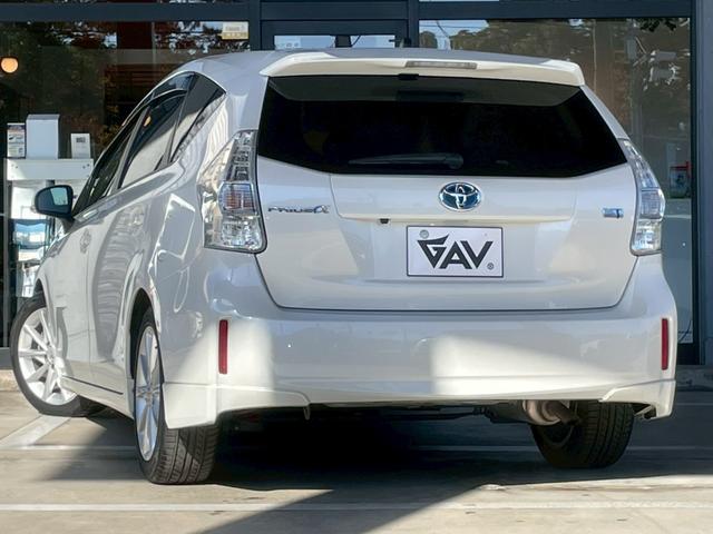 プリウスアルファ Ｓツーリングセレクション　後席モニター　ラゲージマット　純正７型ナビ　ＴＶ視聴可　Ｂｌｕｅｔｏｏｔｈ　バックカメラ　クルーズコントロール　オートライト　ＥＴＣ　フロントフォグランプ　アクセサリーソケット　サイドバイザー（46枚目）