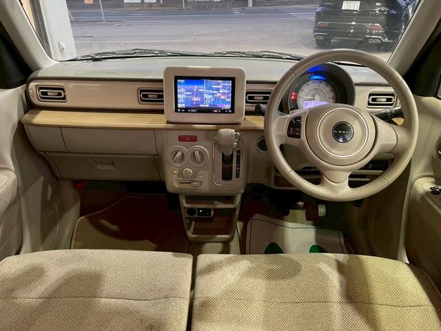 アルトラパン S 全周囲カメラ 社外7型ナビ TV視聴可 LaLa Palmホイール シートヒーター オートライト ラゲージマット ドラレコ ETC サイドバイザー アクセサリーソケット(10枚目)