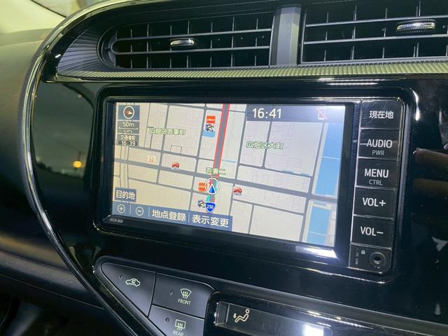 アクア Ｓスタイルブラック　ＬＯＸＡＲＮＹホイール　ローダウン　純正７型ナビ　ＴＶ視聴可　　　　Ｂｌｕｅｔｏｏｔｈ　バックカメラ　シートヒーター　オートライト　サイドバイザー　スマートキー　キーレス　ＬＥＤヘッドライト　　ＥＴＣ（4枚目）